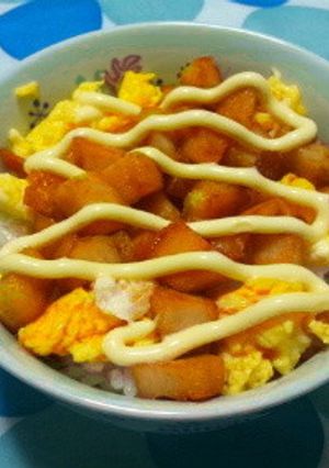 【簡単！子供大好き☆チキンナゲット丼☆】-レシピのメイン写真