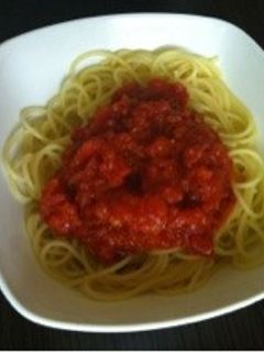 トマトソースパスタ-レシピのメイン写真
