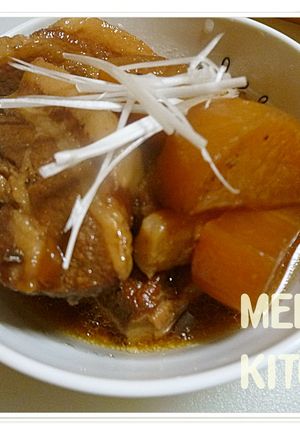 下茹で無し✧圧力鍋で超早！しみ②角煮大根-レシピのメイン写真
