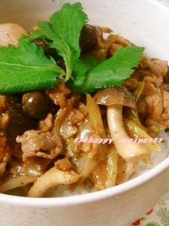ナンバー1丼!ジンジャーマスタード豚丼-レシピのメイン写真