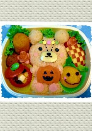キャラ弁 *ジャッキー風くまｻﾝ*-レシピのメイン写真