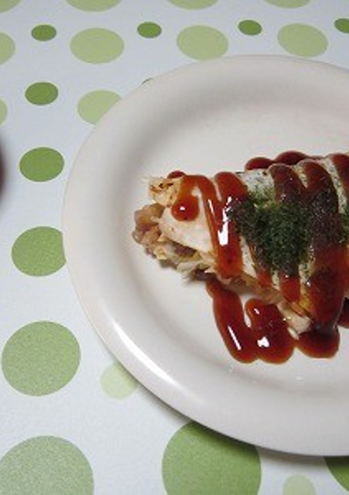 焼売の皮で　プチプチお好み焼き-レシピのメイン写真