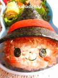 【キャラ弁】ハロウィン魔女っ子ちゃん弁当