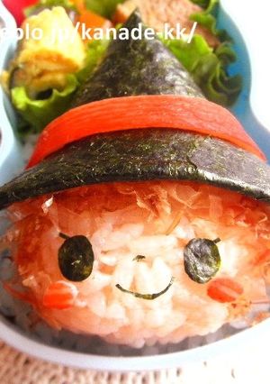 【キャラ弁】ハロウィン魔女っ子ちゃん弁当-レシピのメイン写真