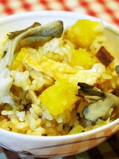 さつま芋の舞茸の炊き込みご飯☆-レシピのメイン写真