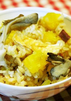 さつま芋の舞茸の炊き込みご飯☆-レシピのメイン写真
