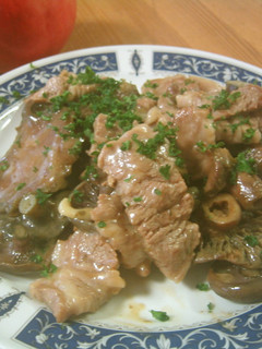 ハツタケと豚肉のバター炒め-レシピのメイン写真