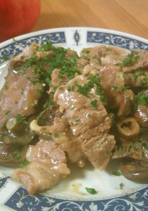 ハツタケと豚肉のバター炒め-レシピのメイン写真