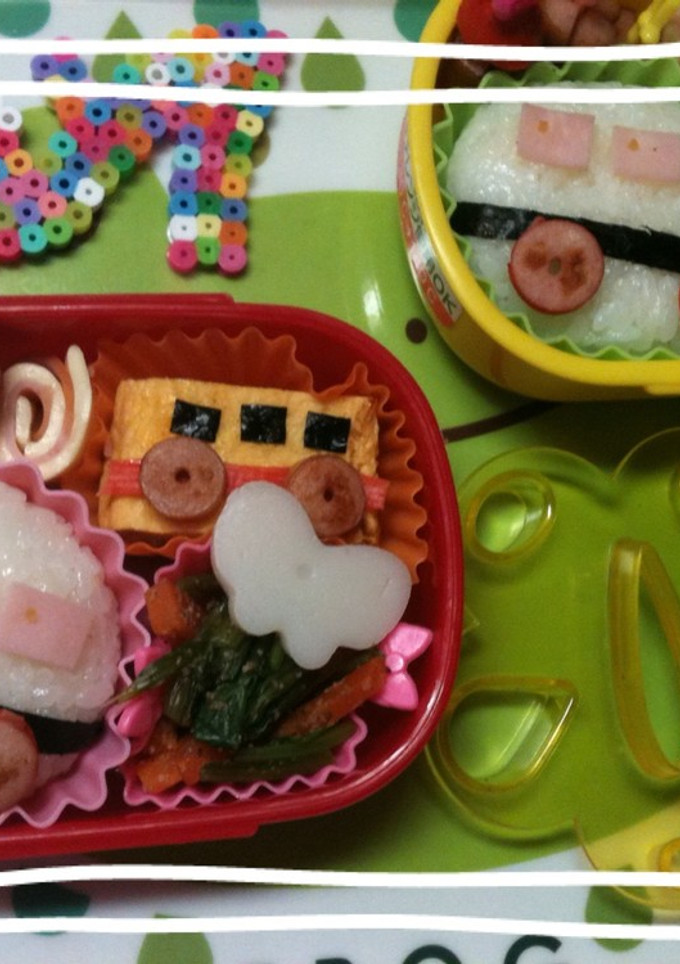 キャラ弁　バス　簡単-レシピのメイン写真