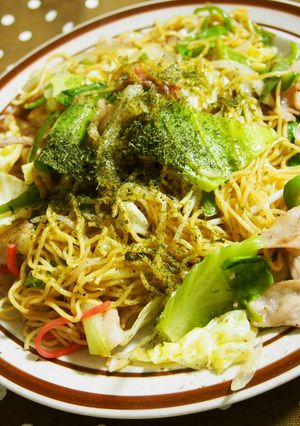 旦那の作る生麺からの大人のソース焼きそば-レシピのメイン写真