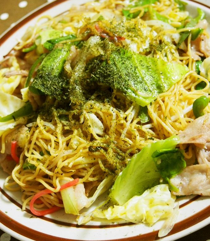 旦那の作る生麺からの大人のソース焼きそば-レシピのメイン写真