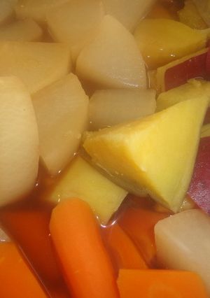 大根・さつま芋・人参の煮物！-レシピのメイン写真