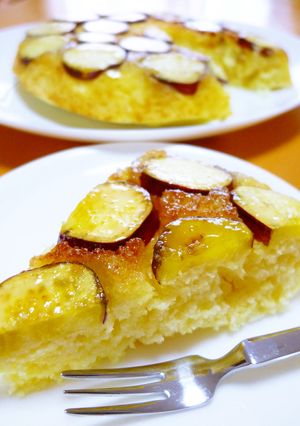 フライパンで10分！HMさつまいもケーキ-レシピのメイン写真