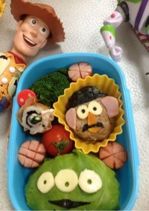キャラ弁！トイストーリー、エイリアン-レシピのメイン写真