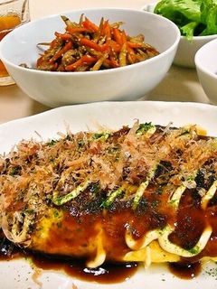 簡単絶品のとん平焼き*-レシピのメイン写真