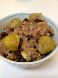 とっても美味しい我が家の栗赤飯-レシピのメイン写真