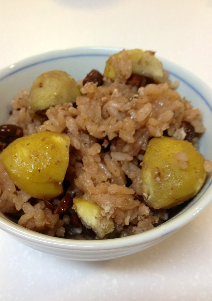 とっても美味しい我が家の栗赤飯-レシピのメイン写真