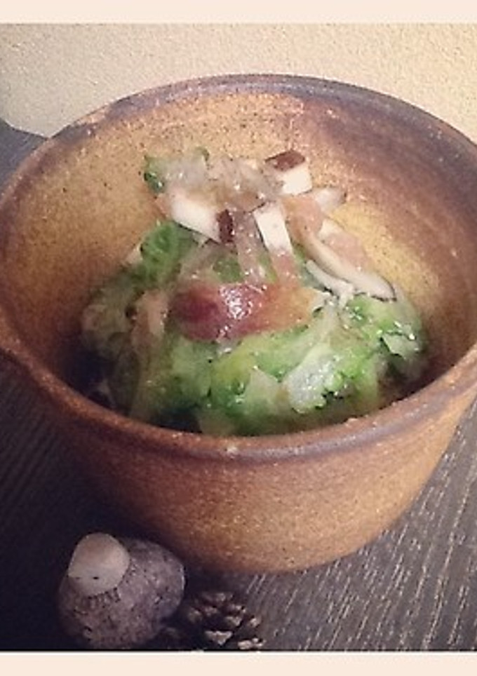 ゴーヤーといちじくの酢の物-レシピのメイン写真