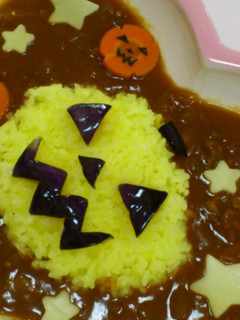 ☆ハロウィン~カボチャのおばけカレー☆-レシピのメイン写真