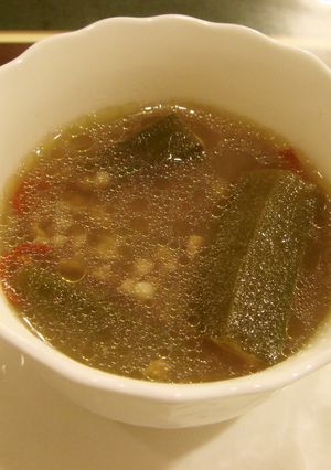 オクラのピリ辛スープ-レシピのメイン写真