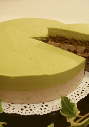 抹茶とあずきのムースケーキ-レシピのメイン写真