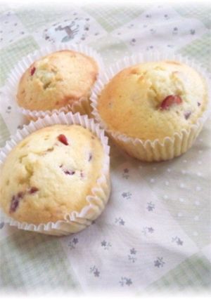 クランベリーマフィン-レシピのメイン写真