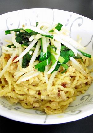 大豆ともやしのピリ辛和えそば-レシピのメイン写真