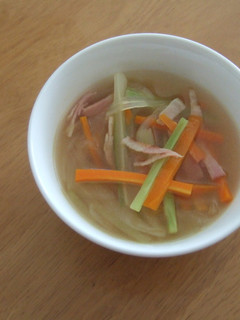 残り野菜で千切りスープ-レシピのメイン写真