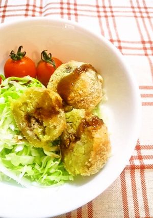 しゃけ缶入りさつまいもコロッケ-レシピのメイン写真