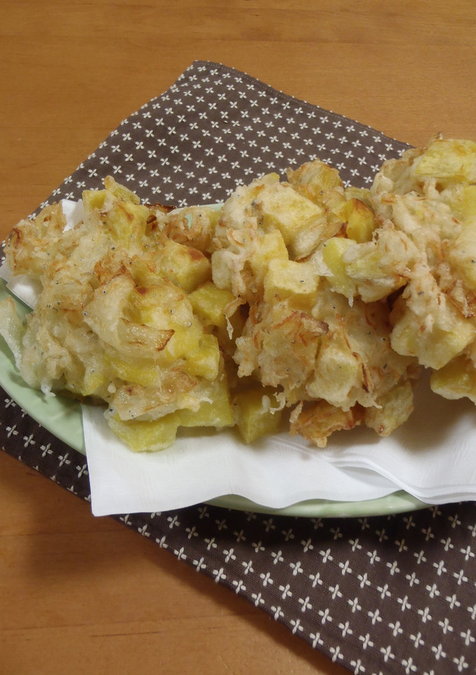 簡単♪さつまいもとしらすのかき揚げ-レシピのメイン写真