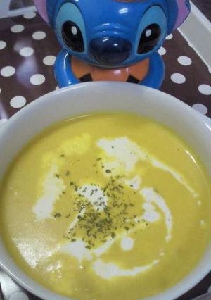 ハロウィン♥簡単*かぼちゃスープ*-レシピのメイン写真