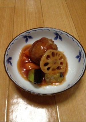 ヘルシー甘酢肉団子♬-レシピのメイン写真