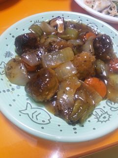 おから肉団子の酢豚風-レシピのメイン写真