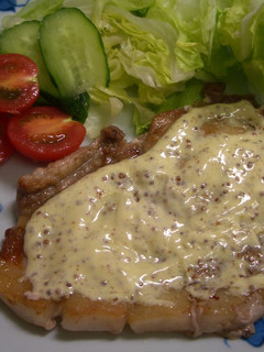 トンテキの粒マスタードマヨソース焼き-レシピのメイン写真