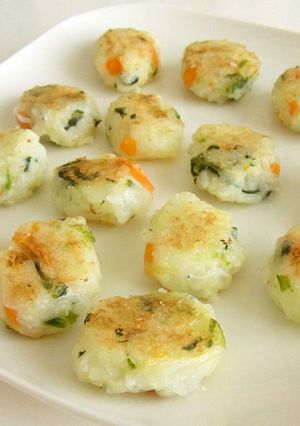 自分で食べたい!!手づかみ離乳食☆お焼き-レシピのメイン写真
