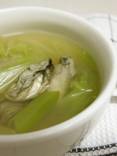 牡蠣と白菜のスープ-レシピのメイン写真