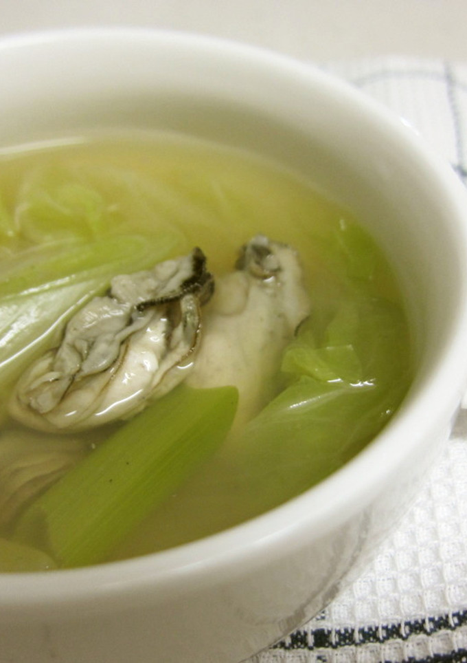 牡蠣と白菜のスープ-レシピのメイン写真