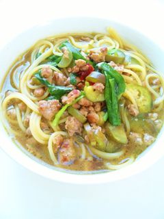 台湾ラーメンの味で スープパスタ-レシピのメイン写真