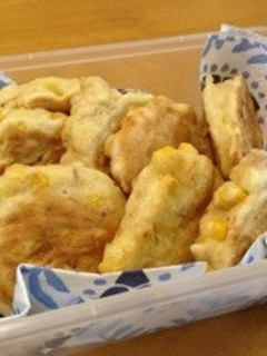 ☆簡単☆コーンとツナのお好み焼き-レシピのメイン写真