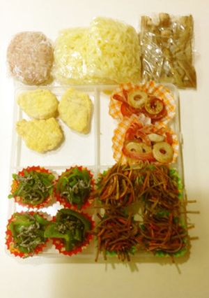 塩昆布ピーマン：冷凍弁当野菜おかず-レシピのメイン写真