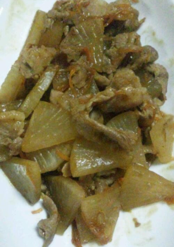 豚肉と大根のオイスター炒め-レシピのメイン写真