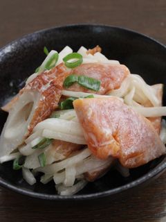 わさびが隠し味!大根・柿・ちくわのサラダ-レシピのメイン写真