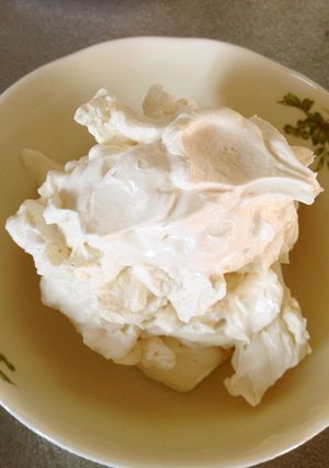 早い‼️ミキサーで簡単生クリーム泡立て-レシピのメイン写真
