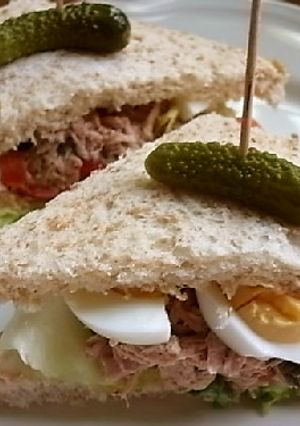 パリのパン屋さん風ツナサンドイッチ-レシピのメイン写真