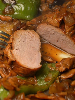 豚ヒレ肉の蒸し焼き野生キノコソース-レシピのメイン写真