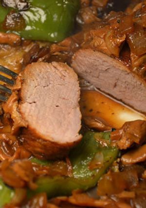 豚ヒレ肉の蒸し焼き野生キノコソース-レシピのメイン写真