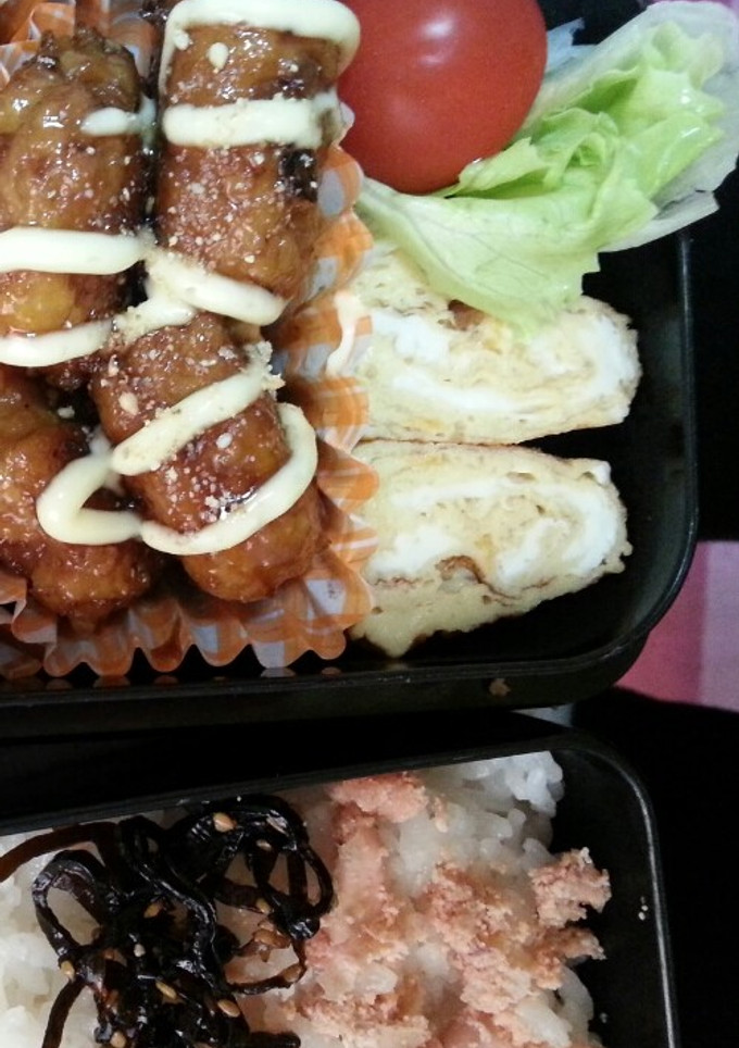 たまごひとつでもお弁当用の卵焼き♬-レシピのメイン写真
