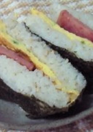 沖縄おにぎりの定番♪ポークたまごのサンド-レシピのメイン写真