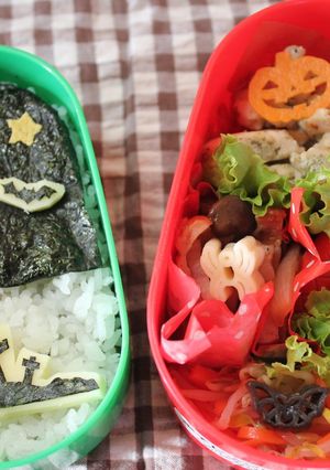 キャラ弁　ハロウィン☆-レシピのメイン写真