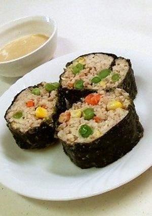 ヘルシーな海苔巻きミートローフ-レシピのメイン写真